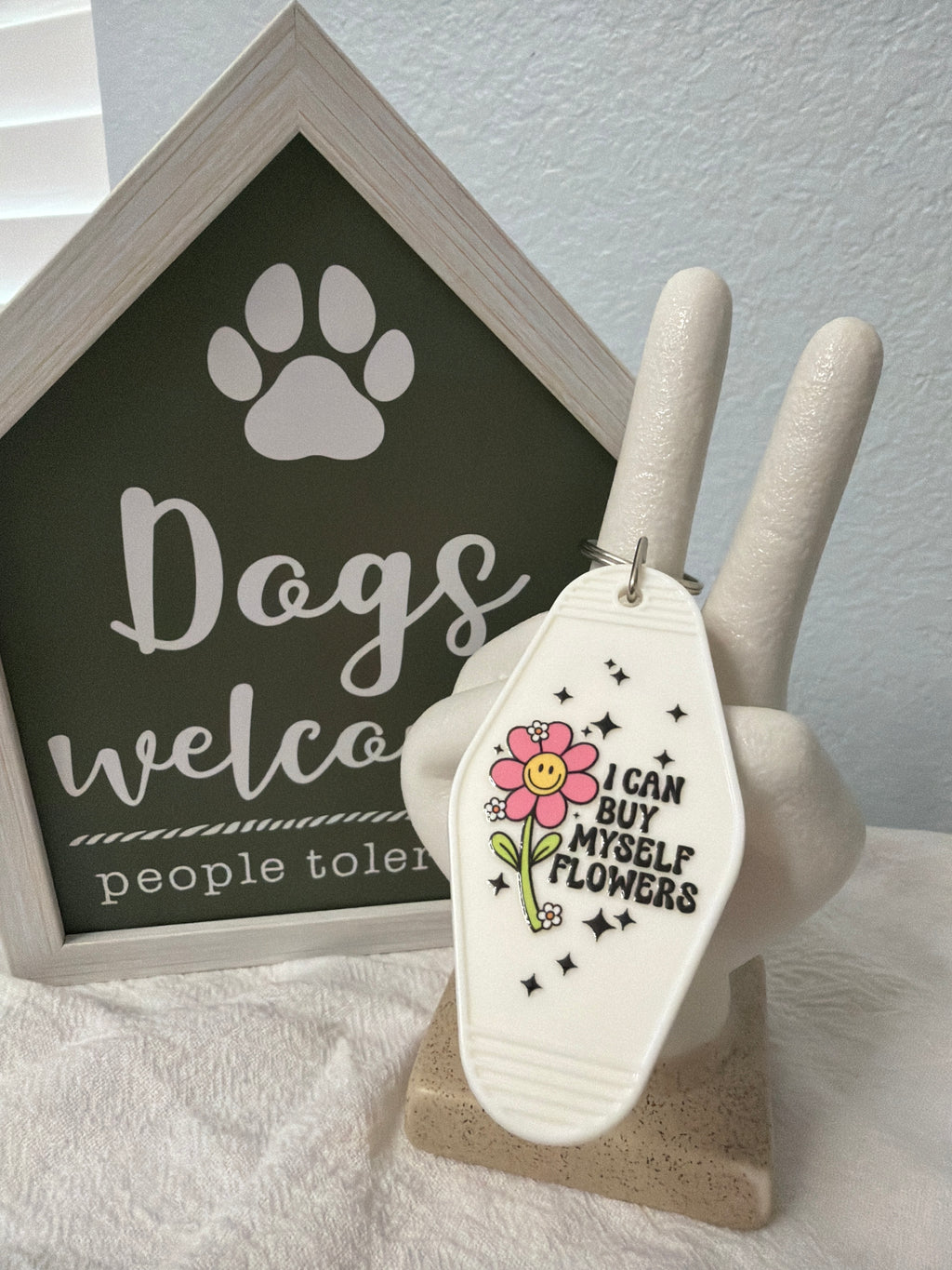 Sassy Hotel style Keychain-Let's go Girls