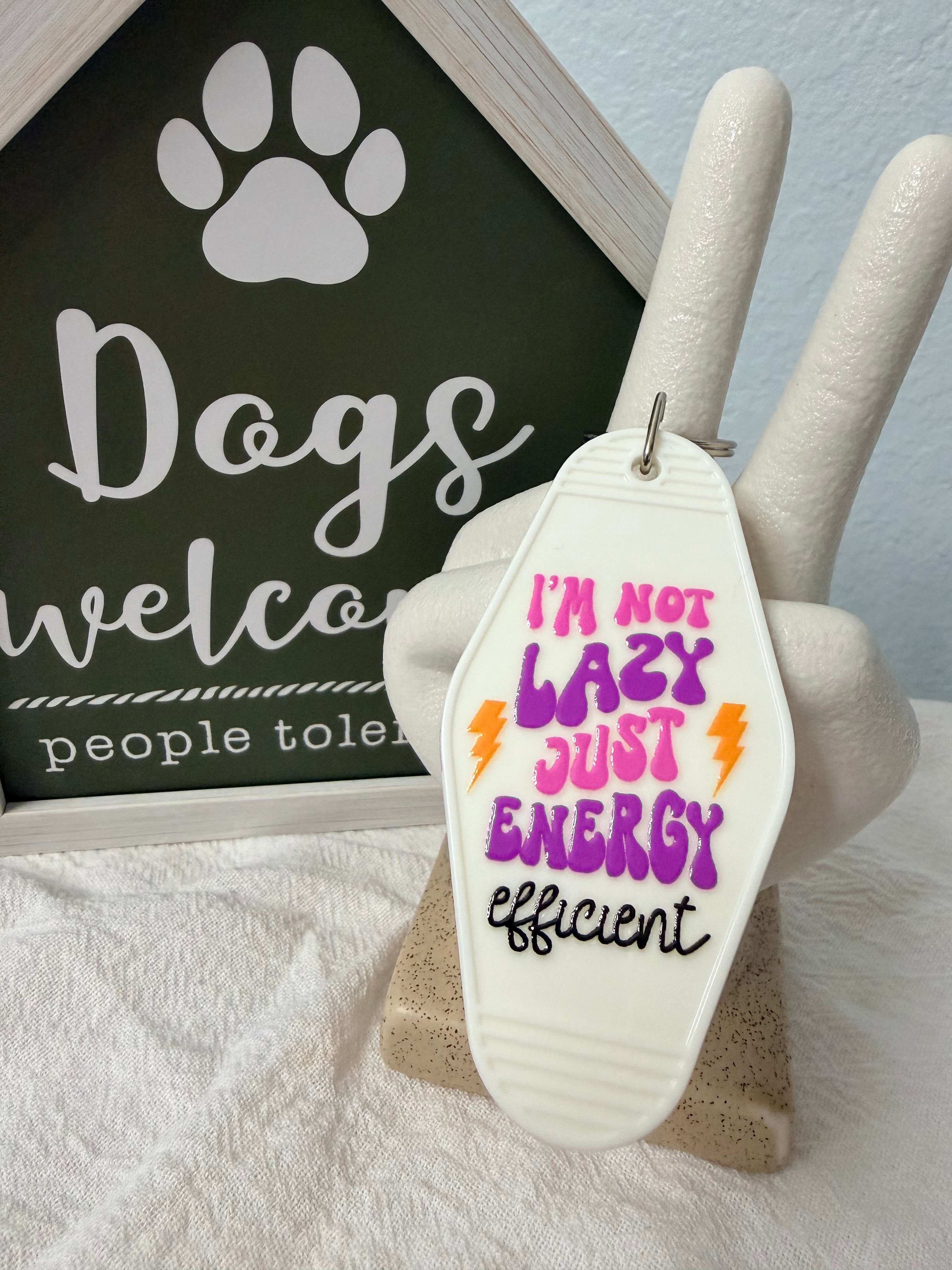 Sassy Hotel Style Keychain-Tank on E