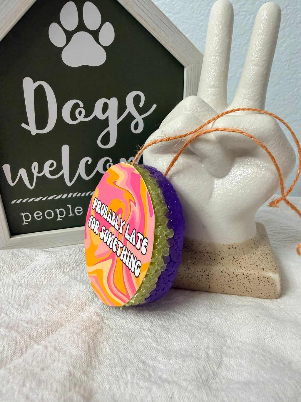 Probably late for something