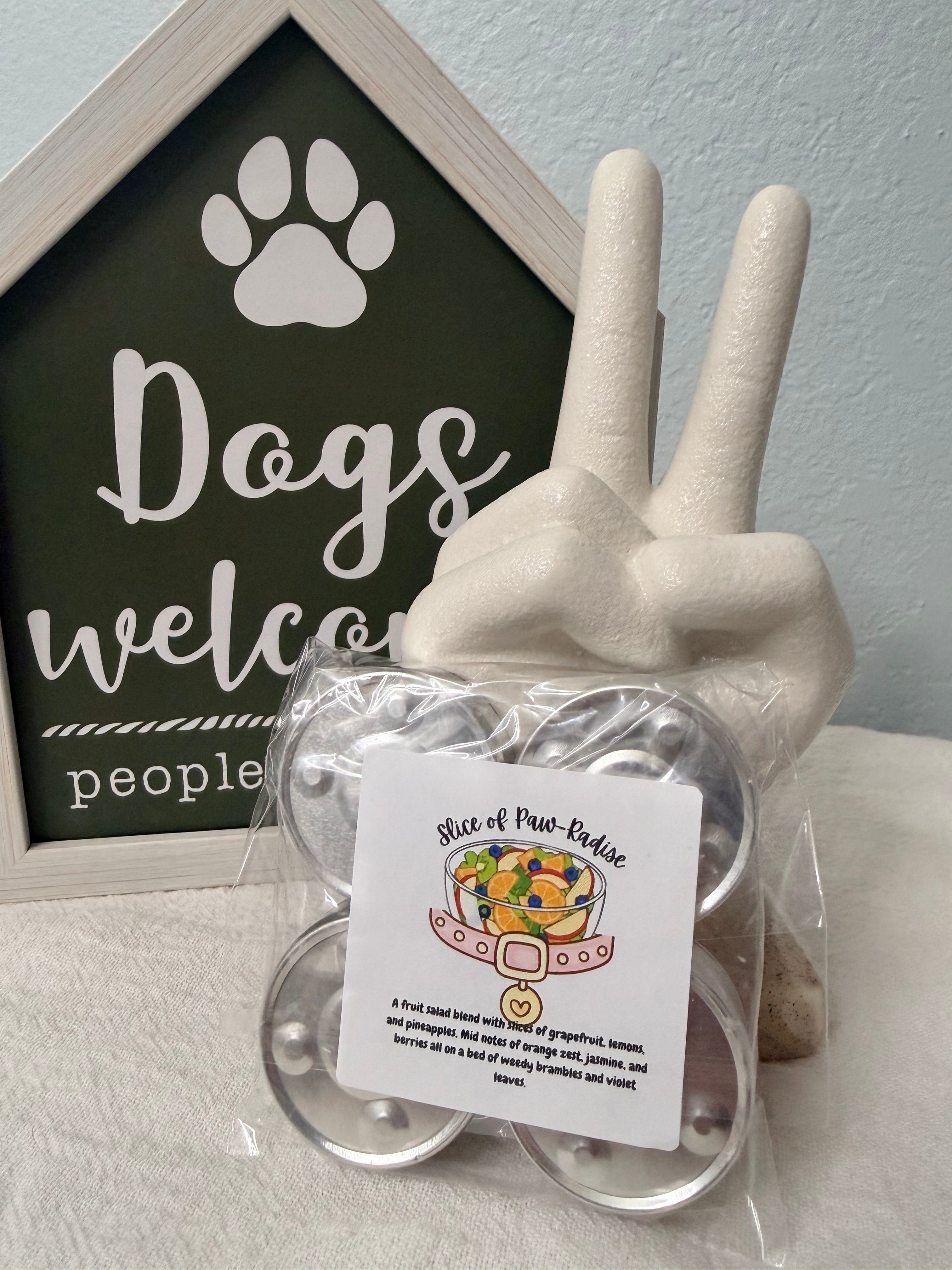 Slice of Paw-Radise 4pk Soy Tea lights