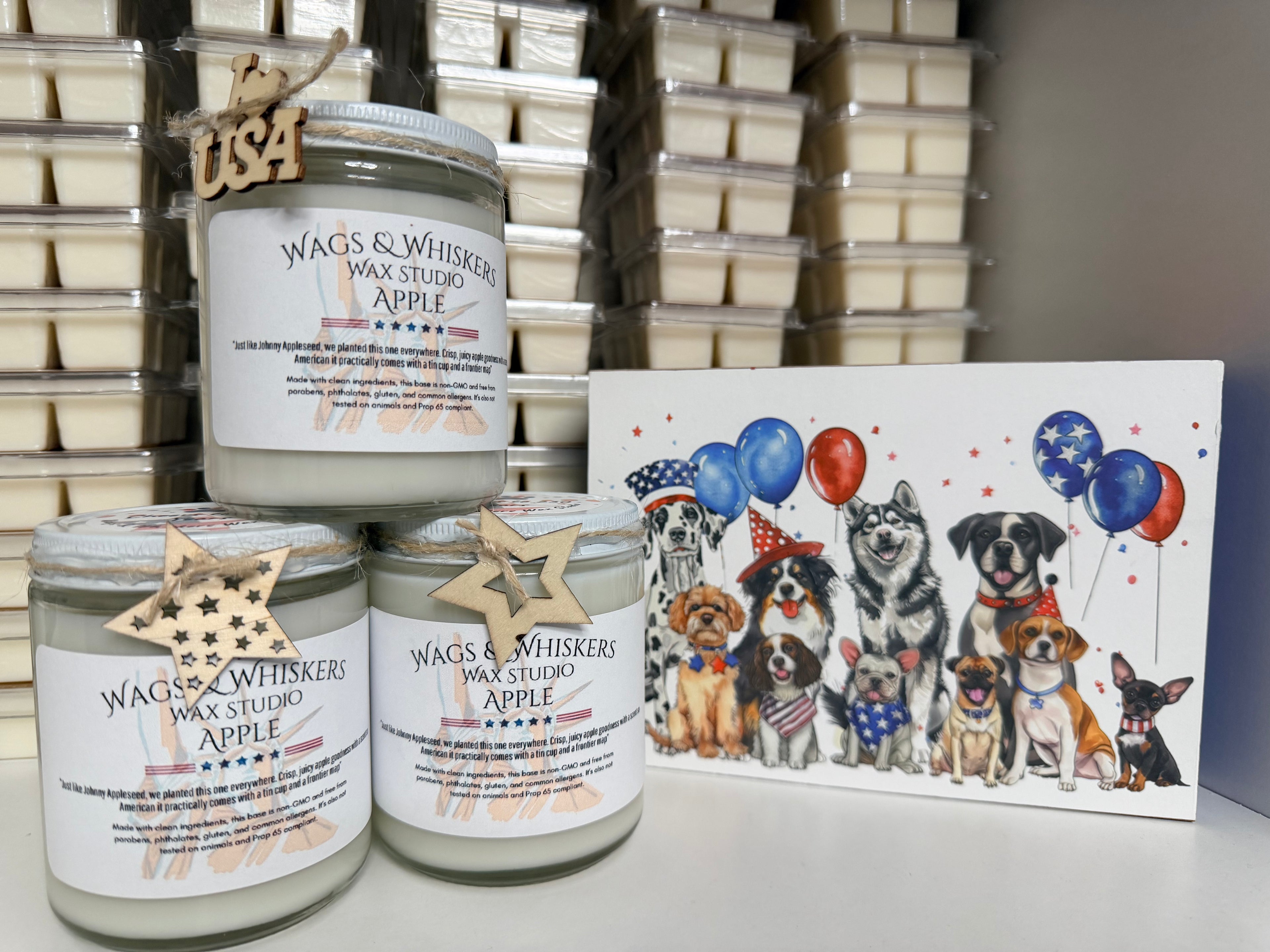 7oz Soy wax Candle- Apple