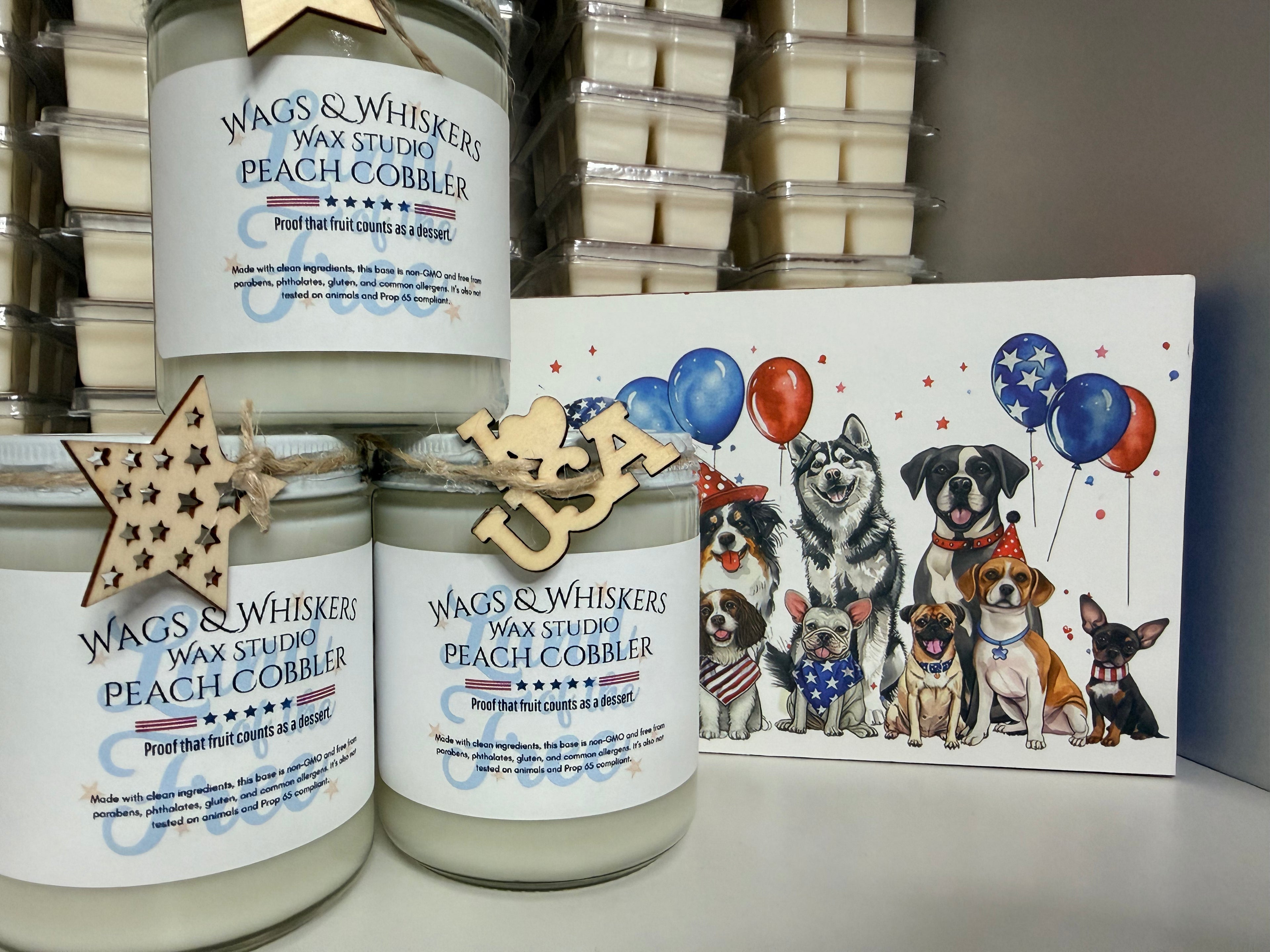 7oz Soy Wax candle-Peach Cobbler