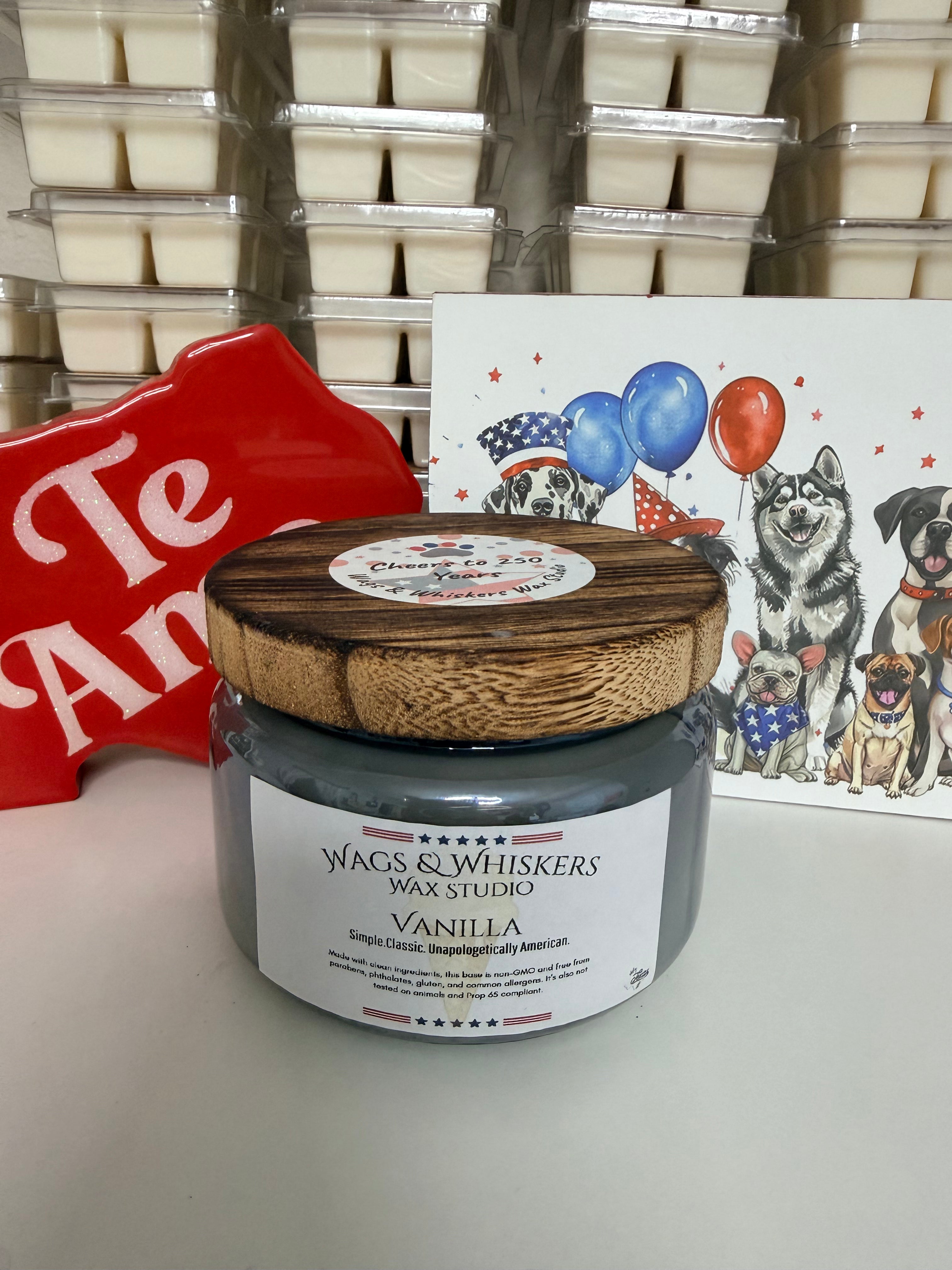 10oz Soy wax 2 wick candle - Vanilla
