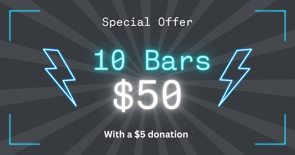 10 Mystery Bars for $50
